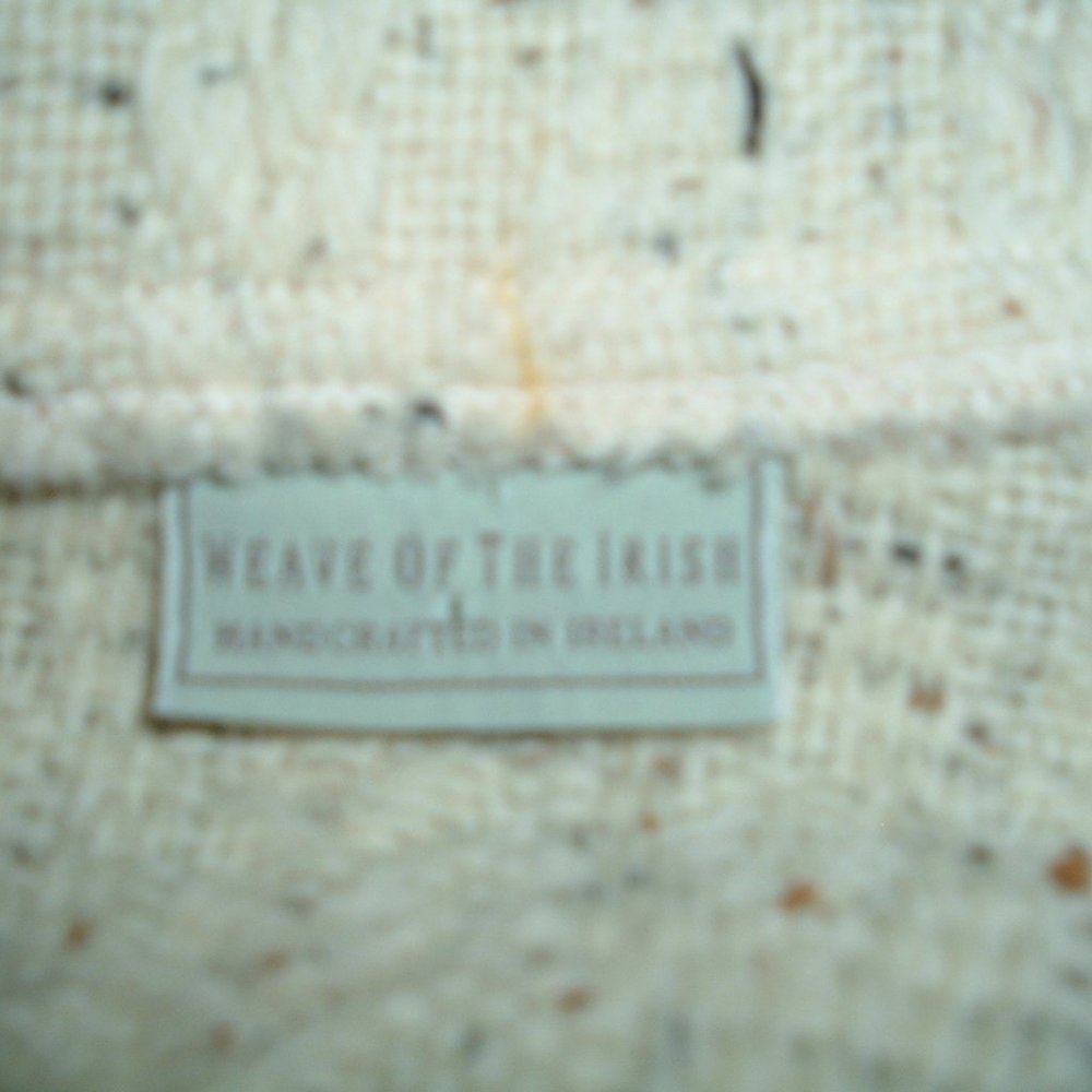 WEAVE OF THE IRISH ARAN Jacket HAND CRAFTED M - Picture 8 of 8